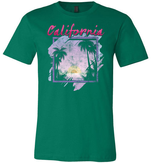 California Vintage Sunset Canvas