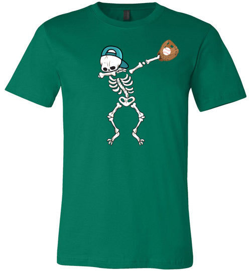 Baseball Dabbing Skeleton Canvas