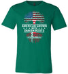 American Grown With Danish Roots Canvas