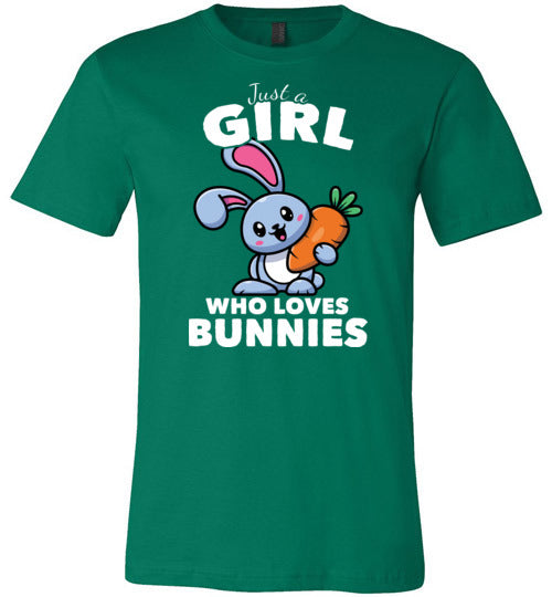 Just a Girl Who Loves Bunnies Canvas