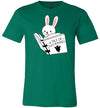 Bunny Reading Tale Of Two Bunnies Canvas