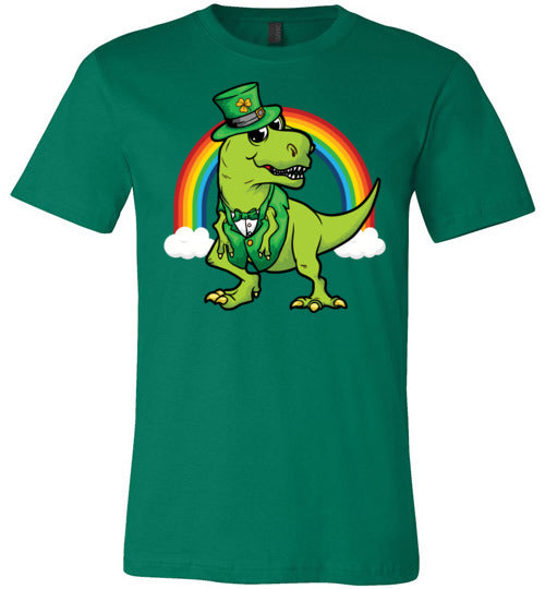 T-Rex Leprechaun St. Patricks Day Canvas