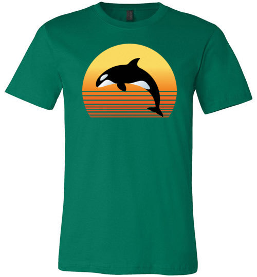 Killer Whale Sunset Canvas