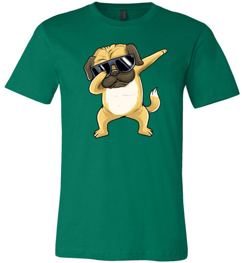 Dabbing Pug With Sunglasses Canvas