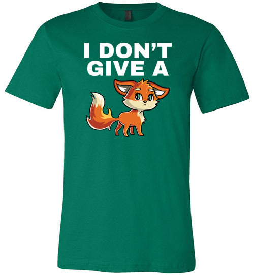 I Dont Give A Fox Canvas