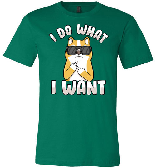 Shiba Inu Do What I Want Canvas