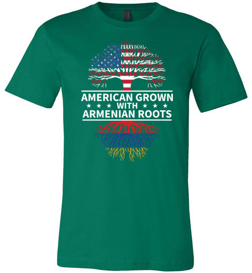 American Grown With Armenian Roots Canvas