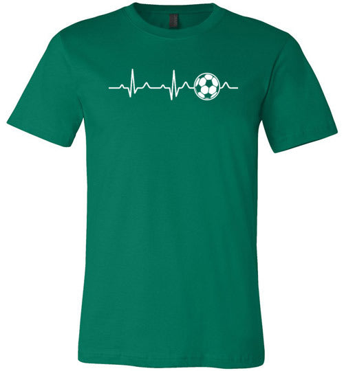 Soccer Heartbeat Canvas
