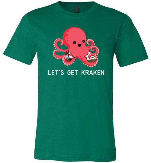 Let's Get Kraken Old Ships Canvas