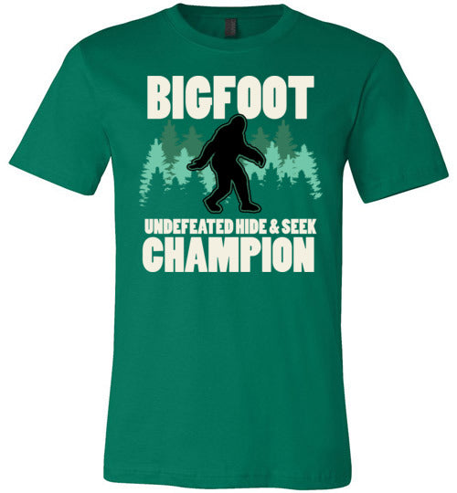 Bigfoot Hide And Seek Champion Canvas