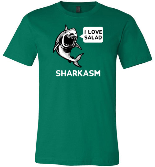 Sharkasm Love Salad Canvas
