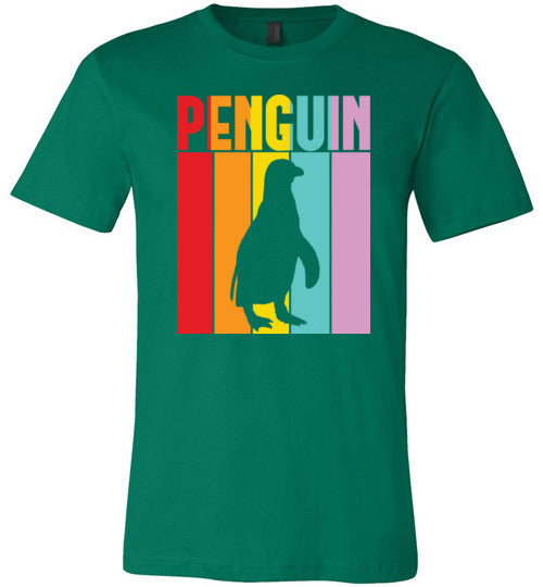 Retro Penguin Canvas