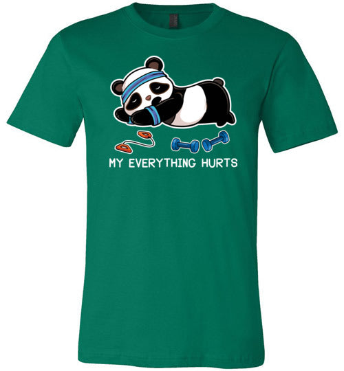 Panda My Everything Hurts Canvas