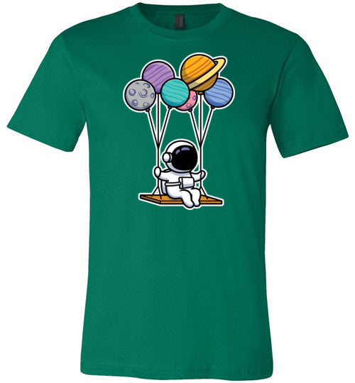 Astronaut Balloon Swing Canvas
