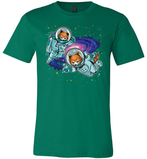 Red Pandas In Space Canvas