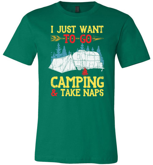 Camping and Naps Canvas