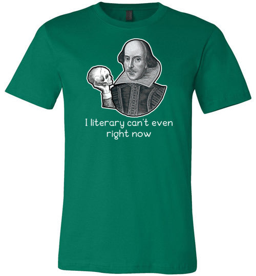 Shakespeare Literary Cant Even Right Now Canvas