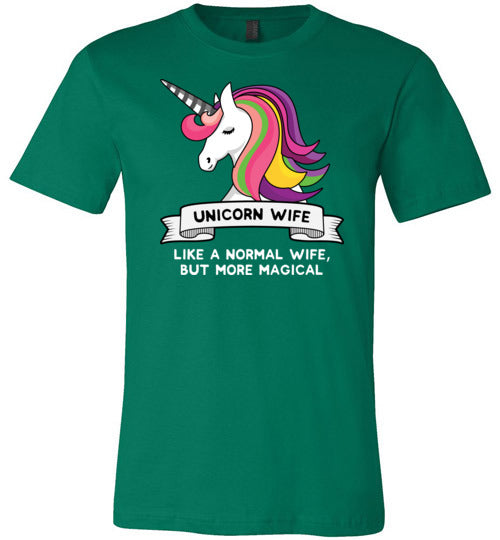 Magical Unicorn Wife Canvas