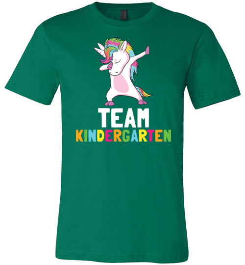 Team Kindergarten Unicorn Canvas