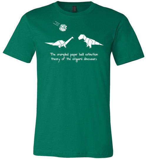 Crumpled Ball Origami Dinosaurs Canvas