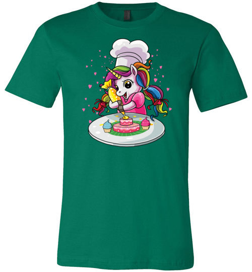 Unicorn Baking Cupcakes Canvas