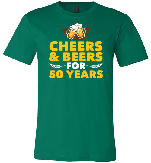 Cheers Beers 50 Years Canvas