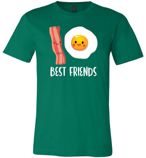 Bacon And Eggs Best Friends Canvas