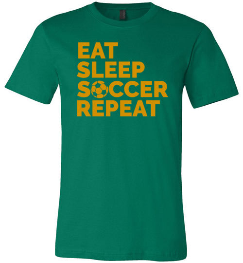 Eat Sleep Soccer Repeat Canvas
