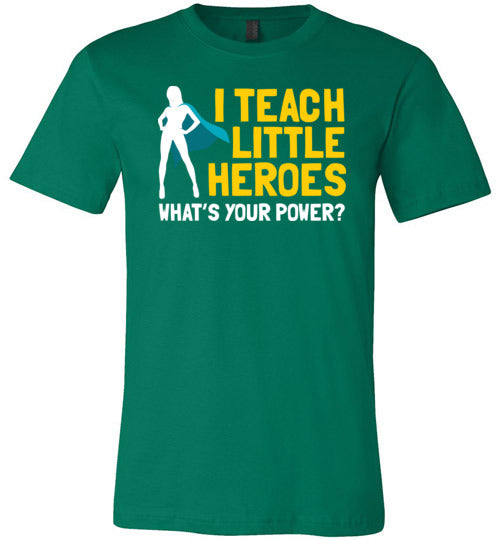 Teach Little Heroes Canvas