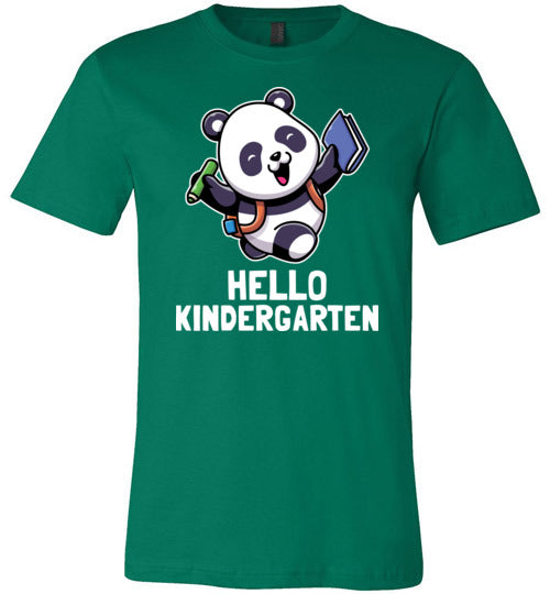 Panda Hello Kindergarten Canvas
