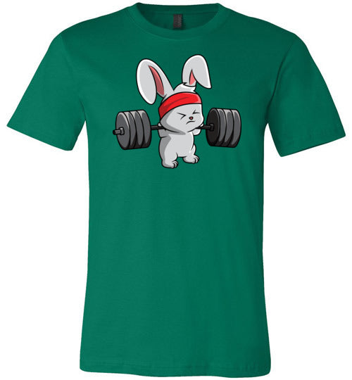 Bunny Rabbit Workout Weightlifting Canvas