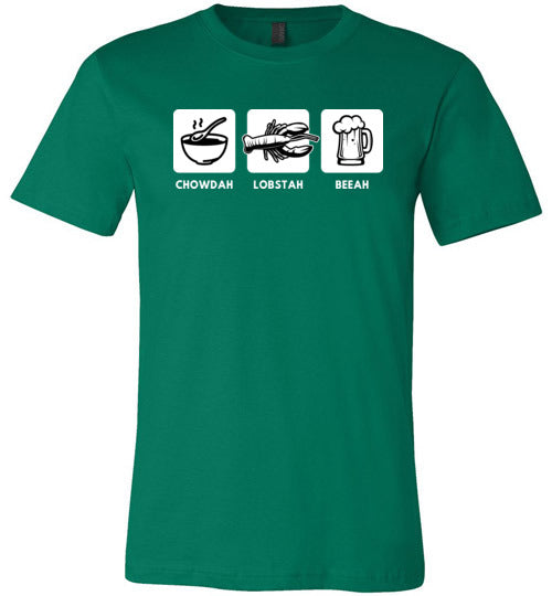 Chowdah Lobstah Beeah Canvas