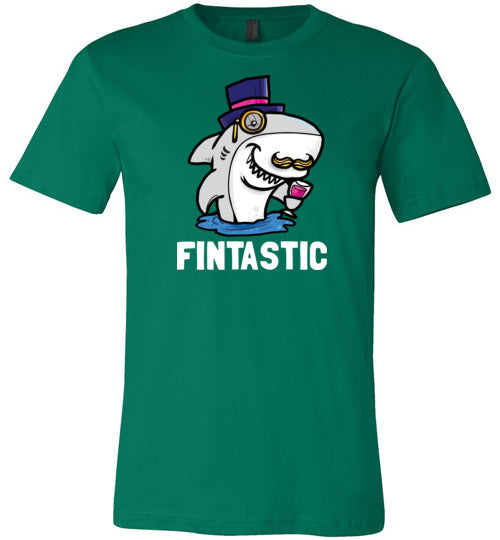 Fintastic Fancy Shark Canvas