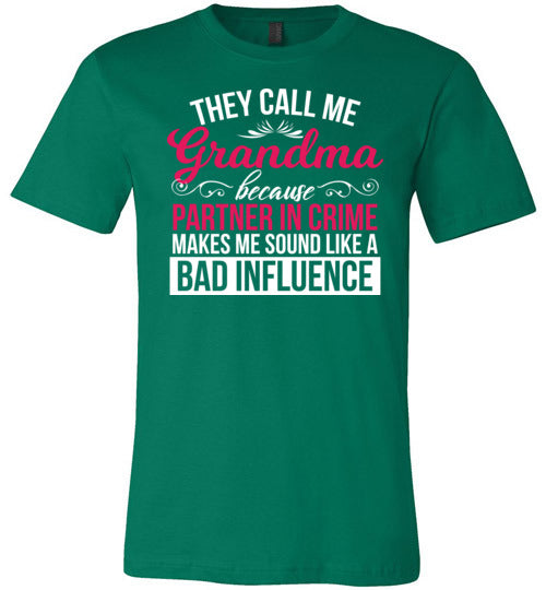 Grandma Partner In Crime Canvas