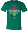 American Grown with Bajan Roots Canvas