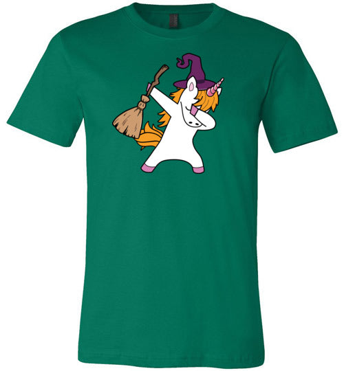 Halloween Witch Unicorn Canvas