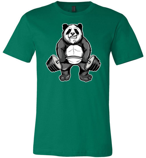 Strong Panda Weightlifting Gym Canvas