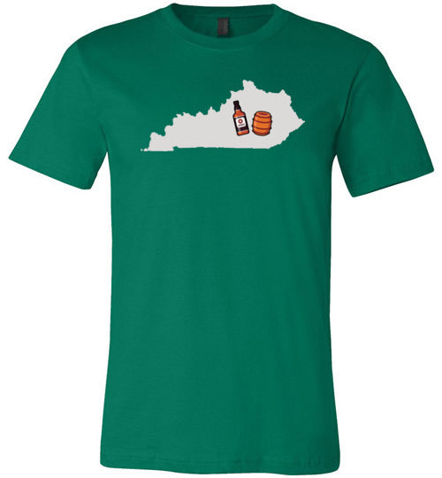 Kentucky Bourbon State Canvas