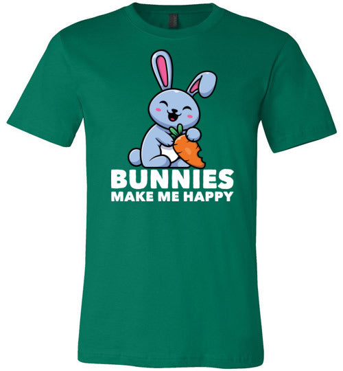 Bunnies Make Me Happy Canvas