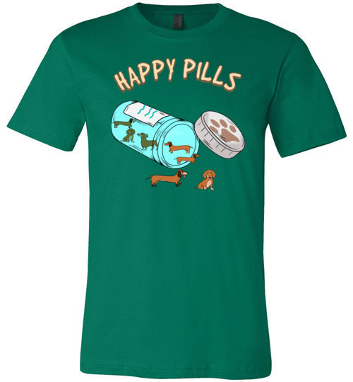 Happy Pills Dachshund Canvas