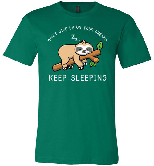 Sloth Dreams Keep Sleeping Canvas