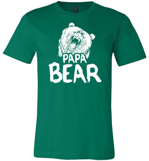Fierce Papa Bear Canvas