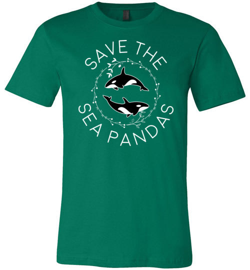 Save The Sea Pandas Canvas
