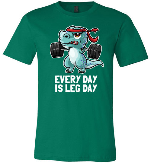 T-Rex Workout Every Day Is Leg Day Canvas