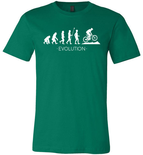 Mountain Biking Evolution Canvas