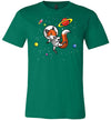 Astronaut Fox In Space Canvas