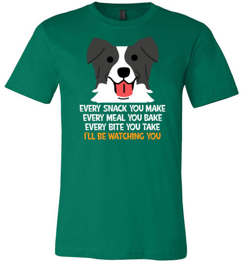 Border Collie Every Snack Canvas