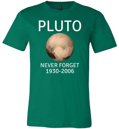 Pluto Never Forget Canvas