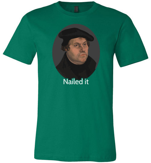 Martin Luther Nailed It Canvas