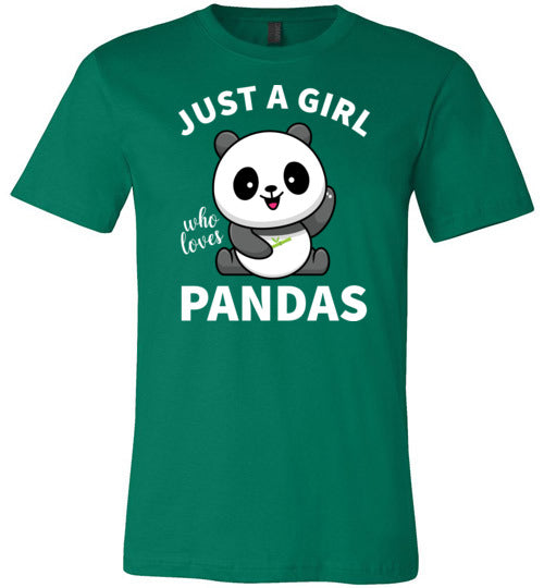 Just a Girl Who Loves Pandas Canvas